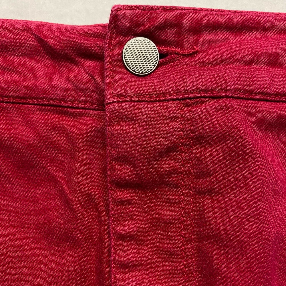 Classic Red Denim Skirt - Picture 2 of 8